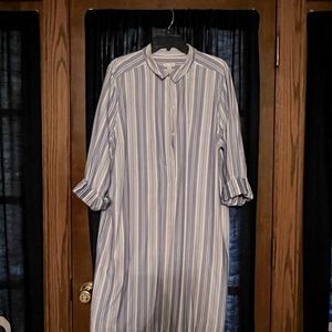 Button down shirt dress